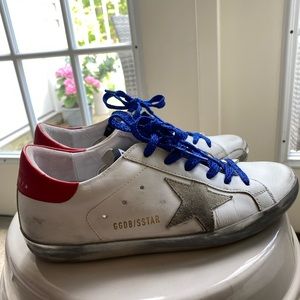 Golden Goose Superstar Mixed Leather Sneakers